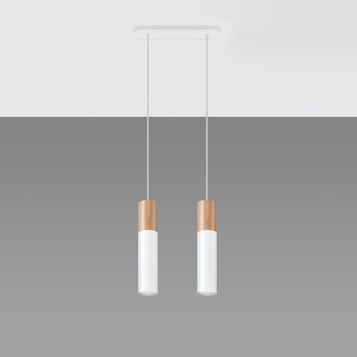 Pendant lamp PABLO 2 white