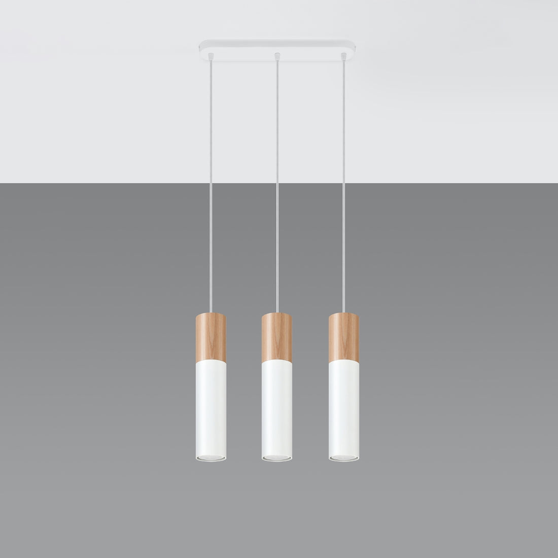 Pendant lamp PABLO 3 white