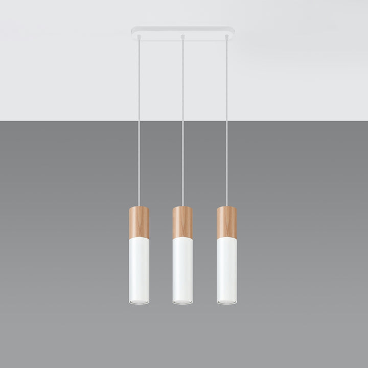 Pendant lamp PABLO 3 white