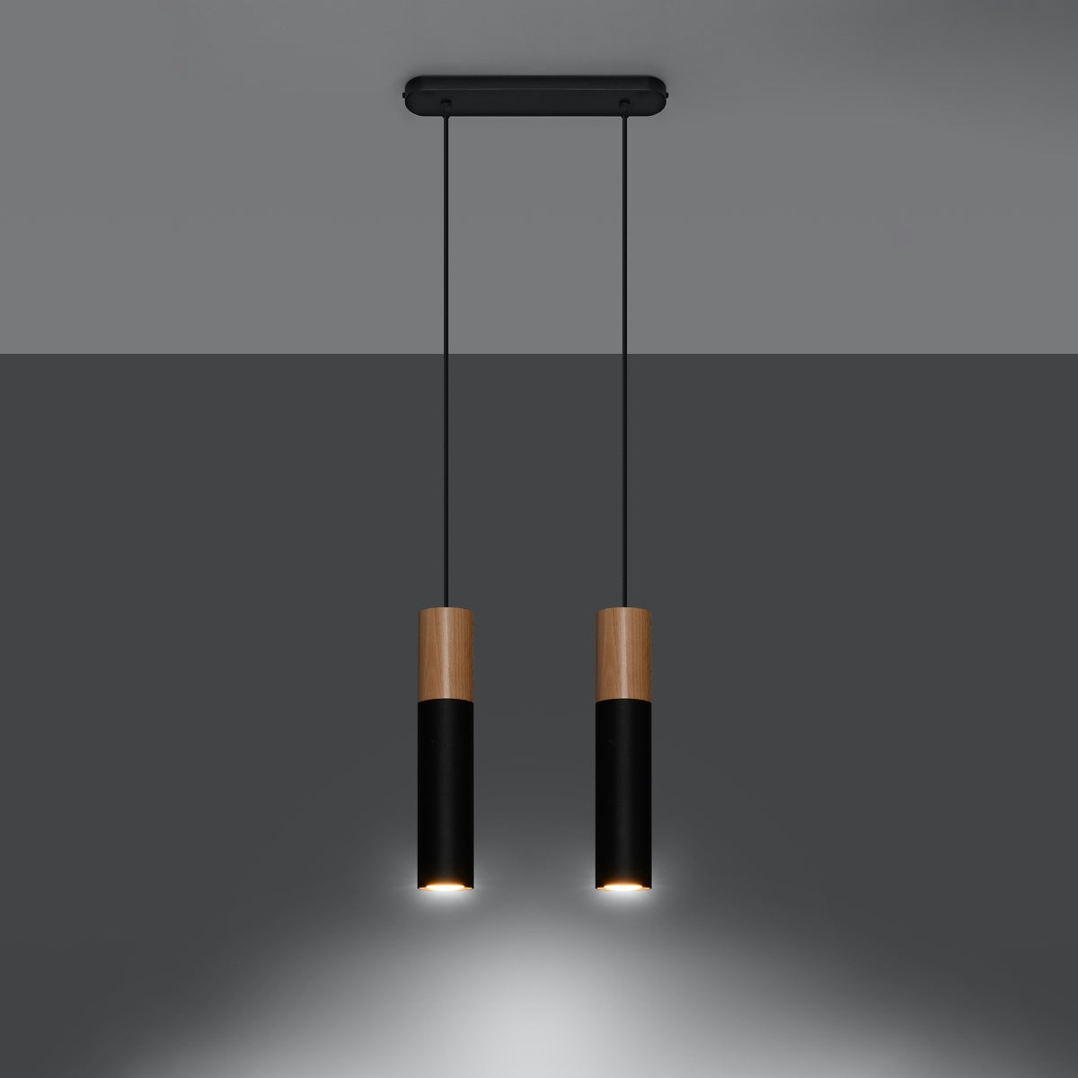 Pendant lamp PABLO 2 black