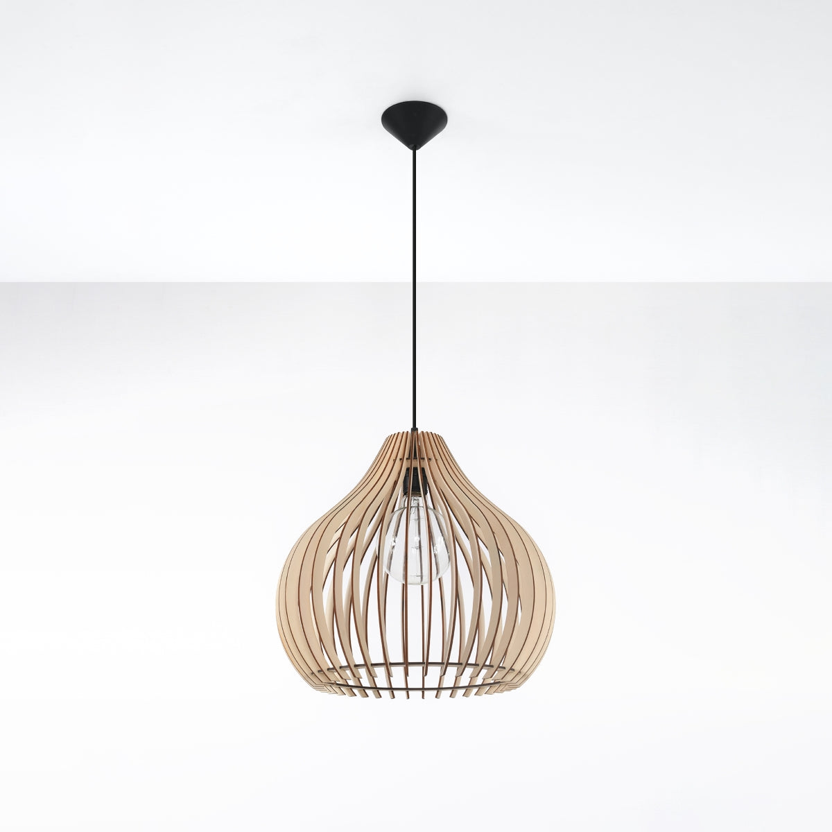 Pendant lamp APRILLA wood