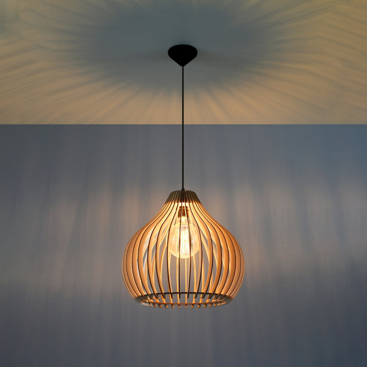 Pendant lamp APRILLA wood