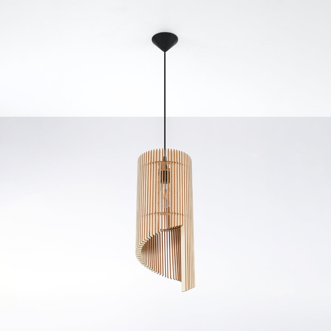 Pendant lamp ALEXIA wood