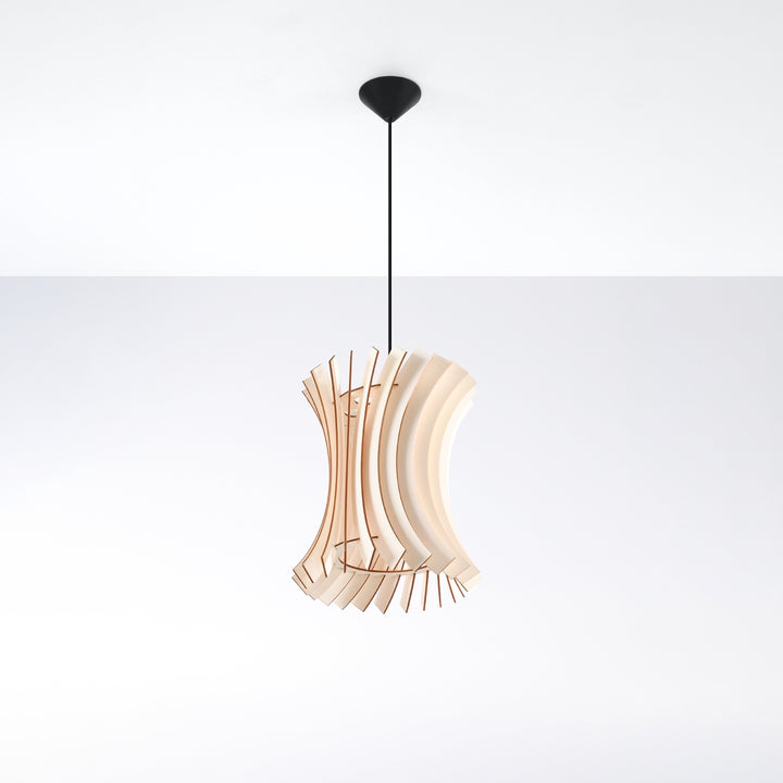 Pendant lamp ORIANA wood