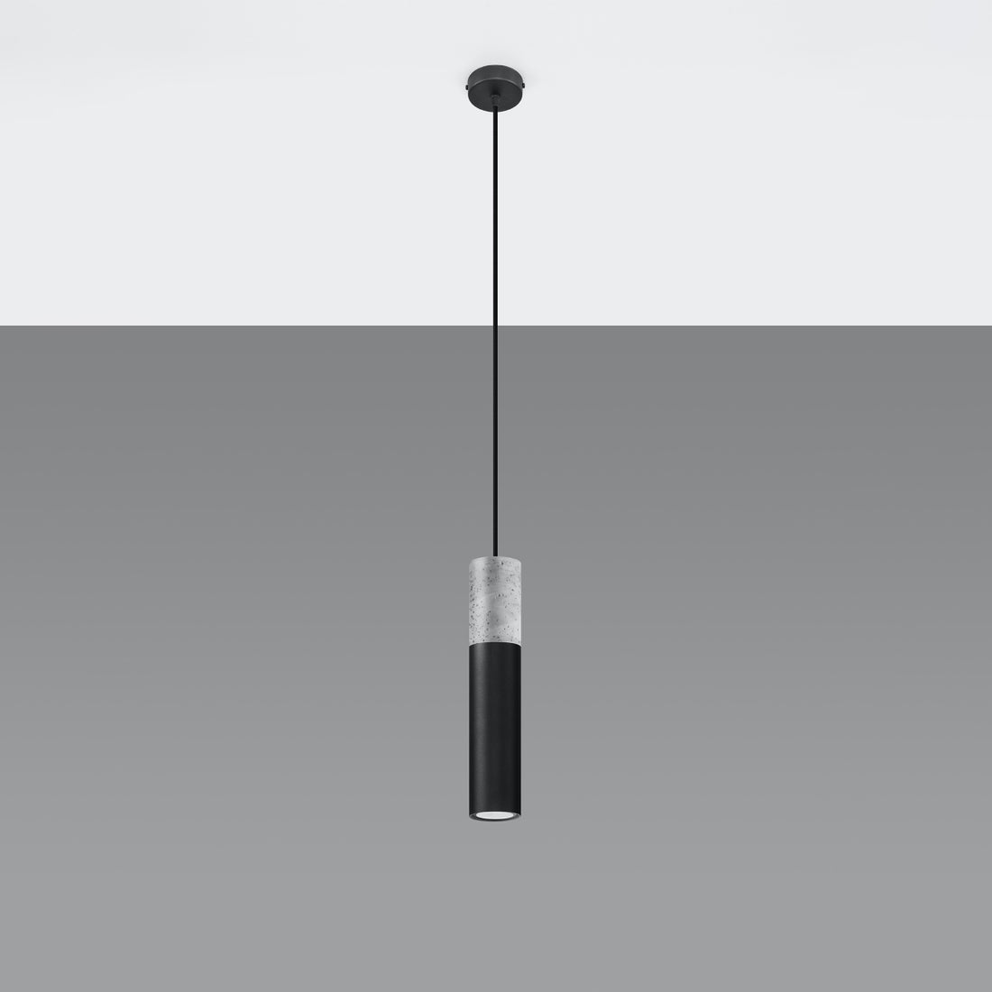 Pendant lamp BORGIO 1 black