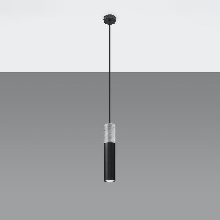 Pendant lamp BORGIO 1 black