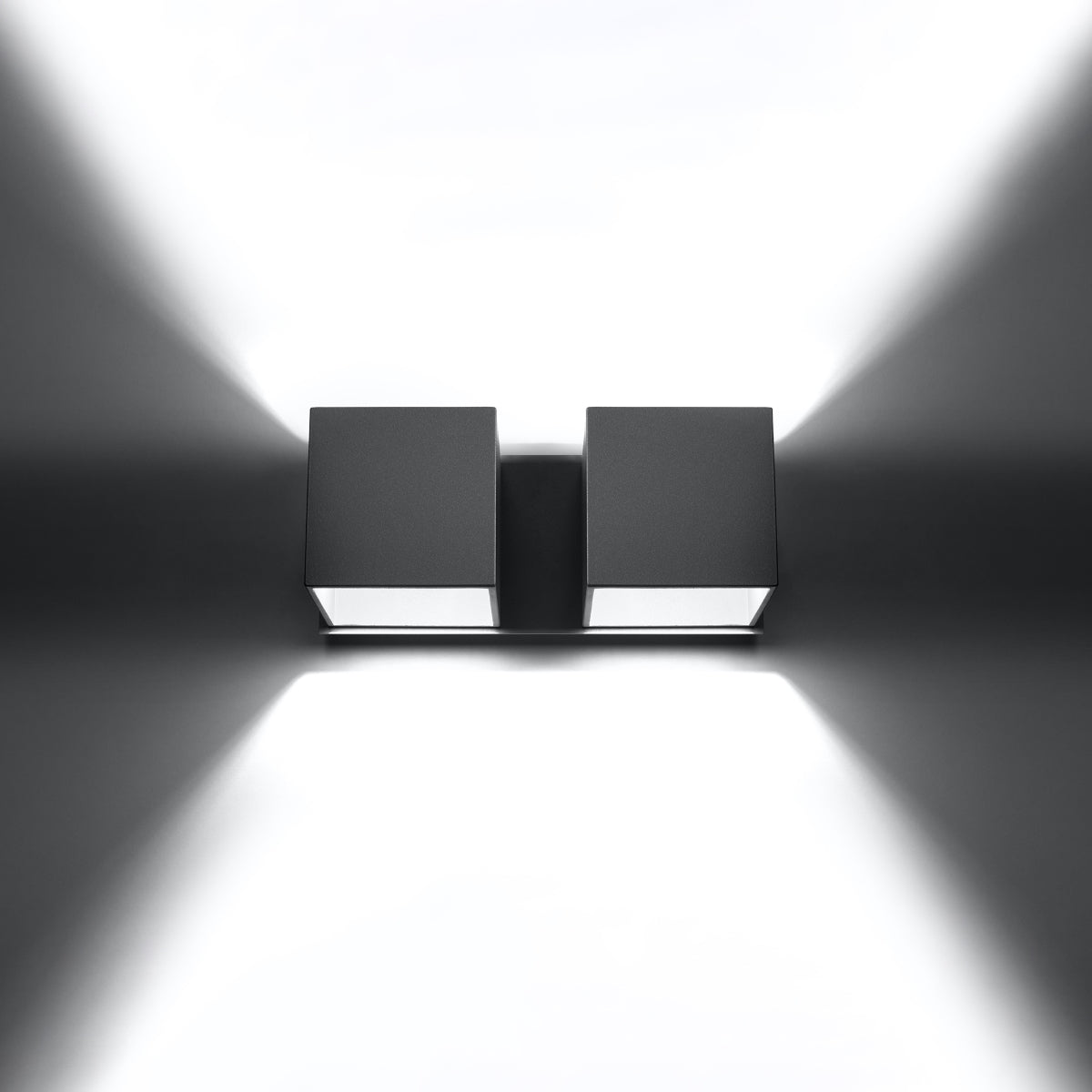 Wall lamp QUAD 2 grey