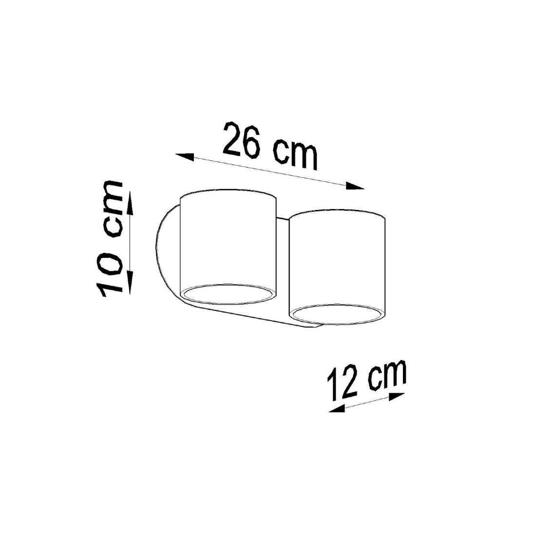 Wall lamp ORBIS 2 white