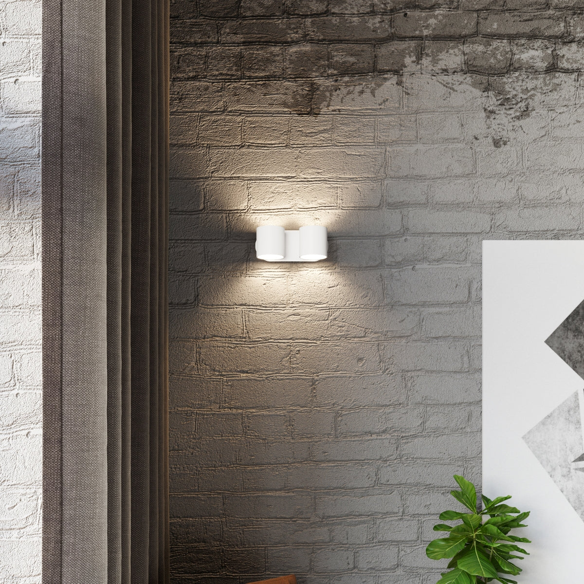 Wall lamp ORBIS 2 white