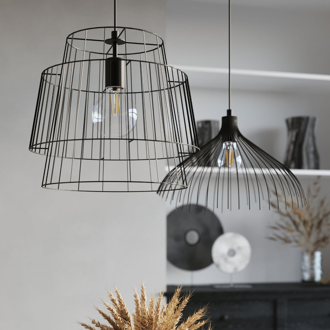 Pendant lamp UMB black