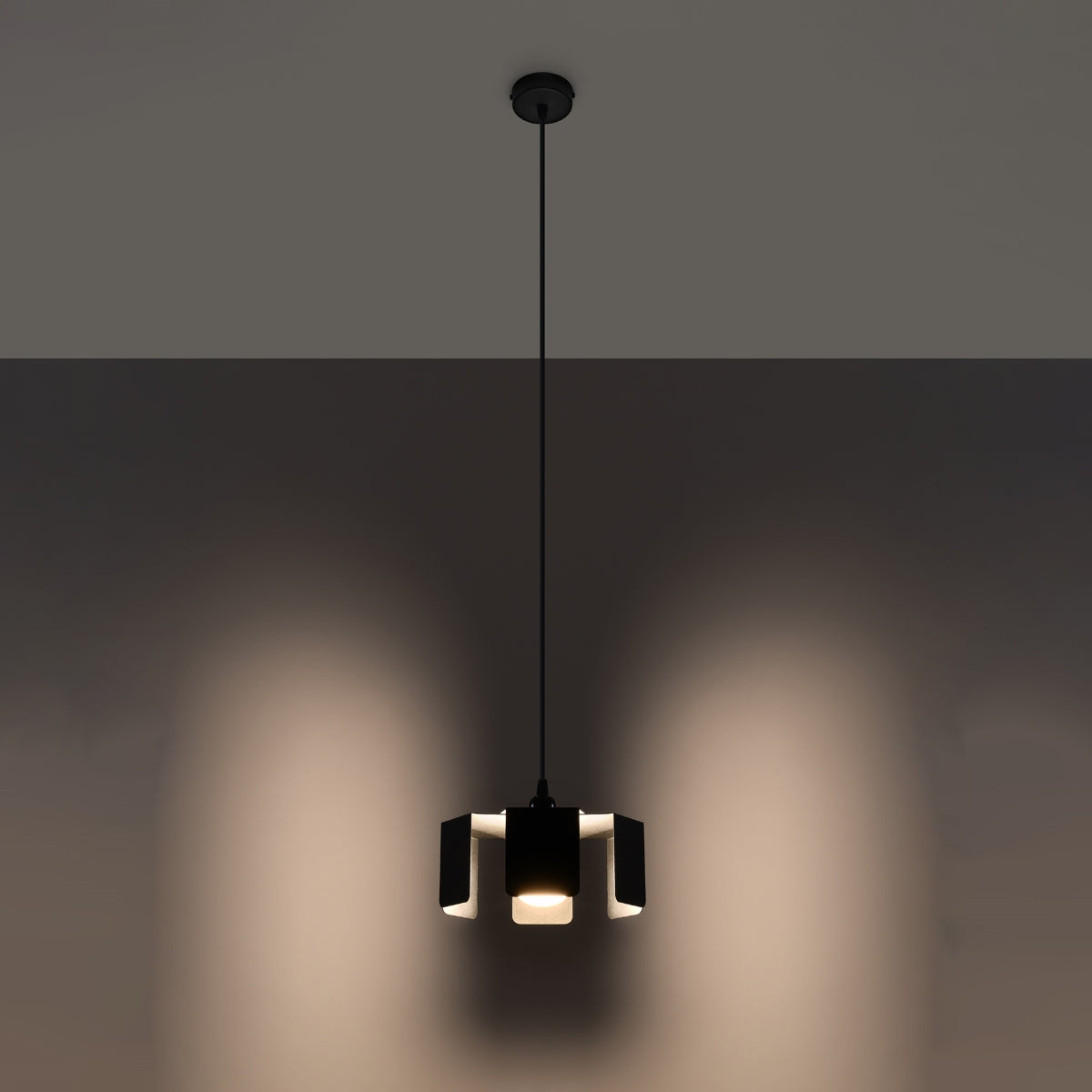 Pendant lamp TULIP black