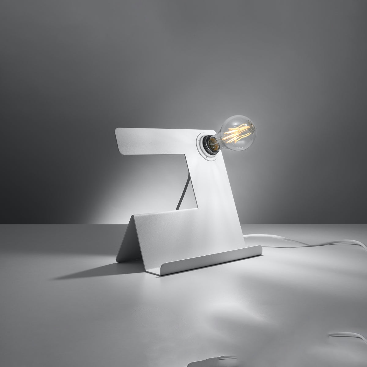 Lampa stołowa INCLINE biała