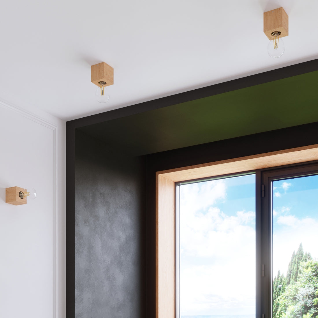 Wall lamp ARIZ natural wood