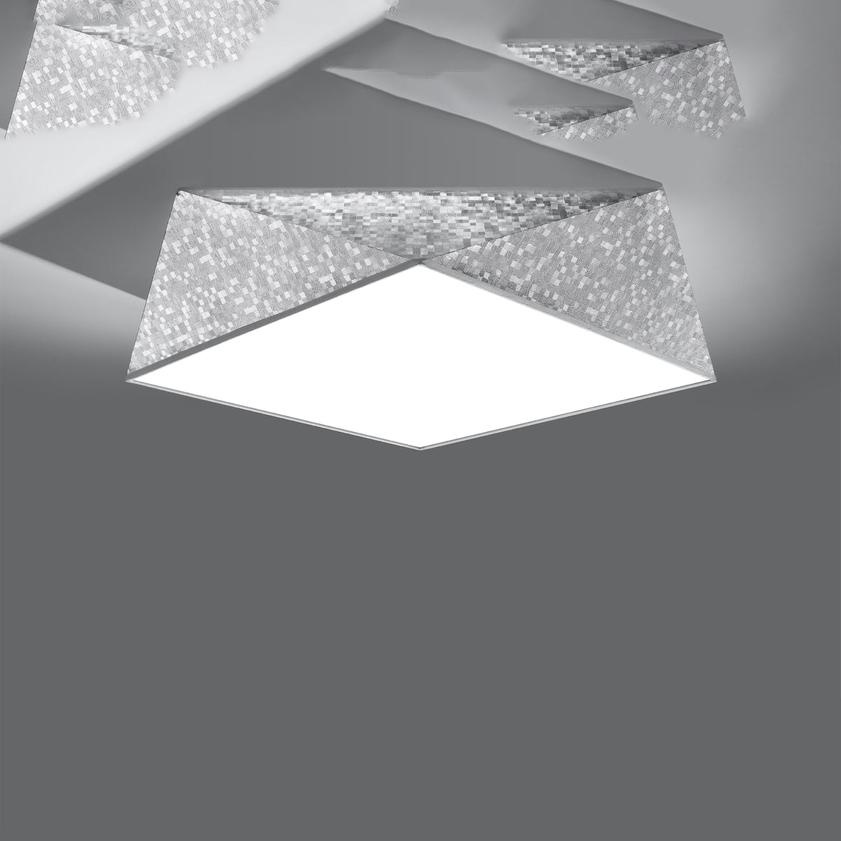 Ceiling lamp HEXA 45 silver