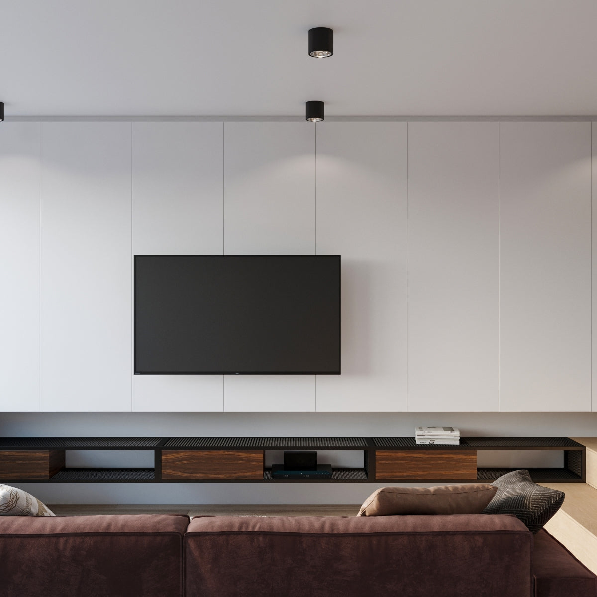 Ceiling lamp TIUBE black