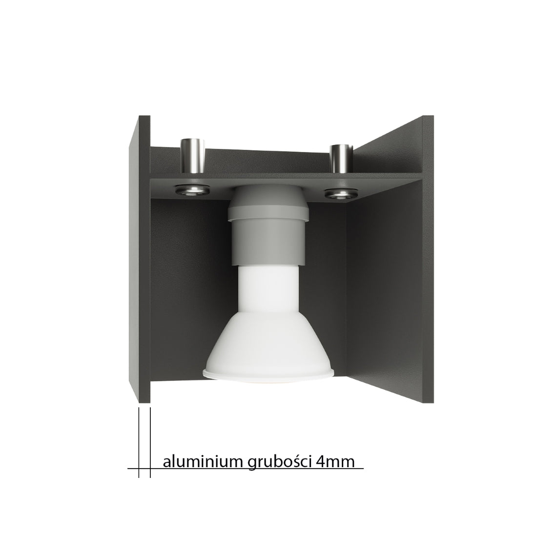 Lampa sufitowa BLAKE szara