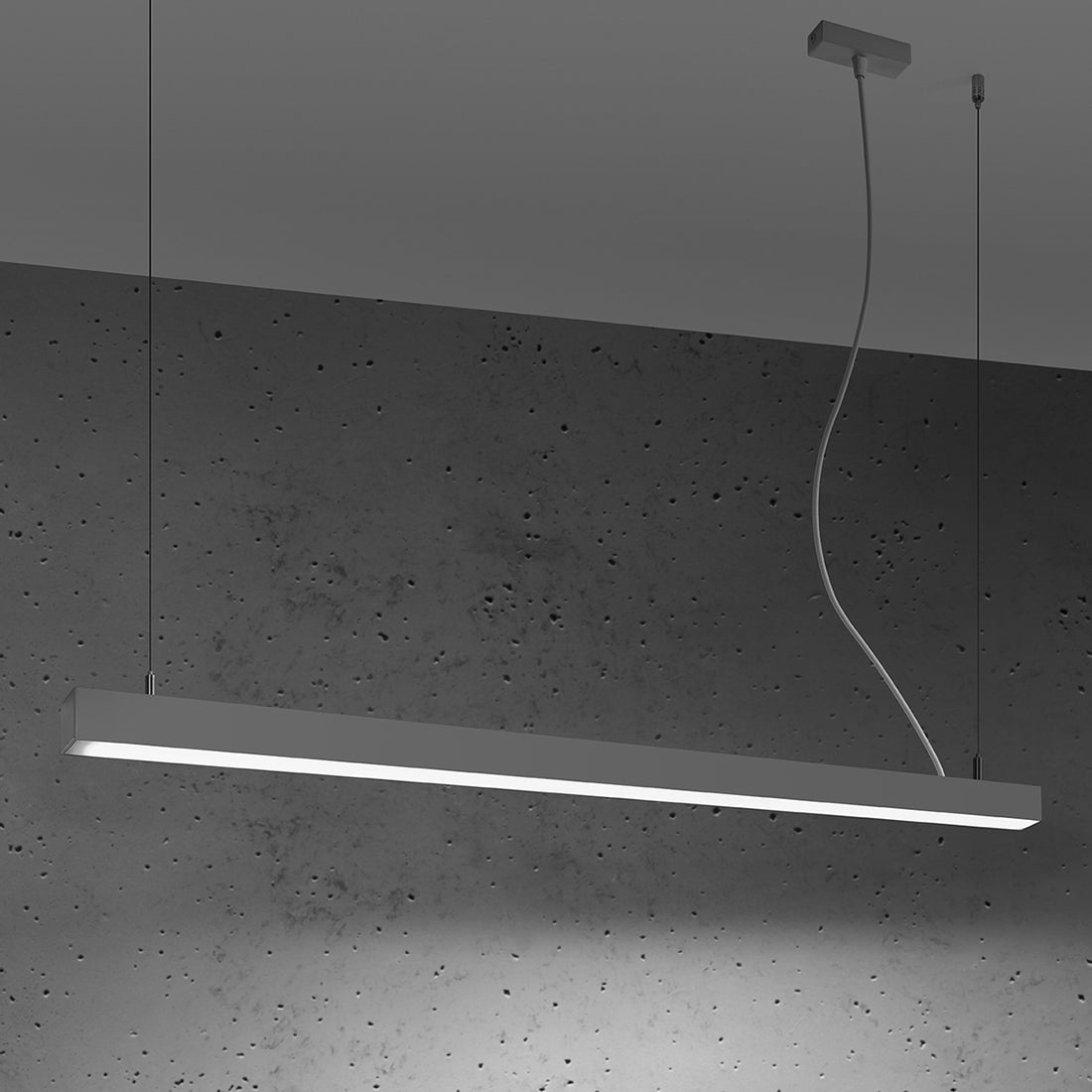 Pendant lamp PINNE 118 grey