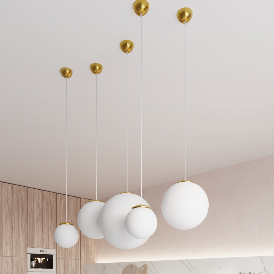 Pendant lamp UGO 40 golden