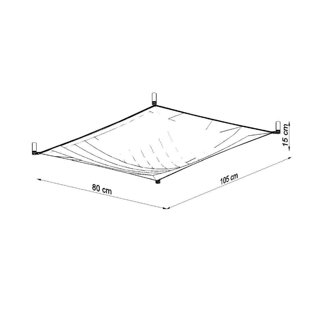 Ceiling lamp LUNA 1 white