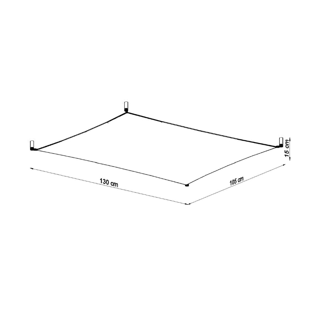 Ceiling lamp LUNA 3 white