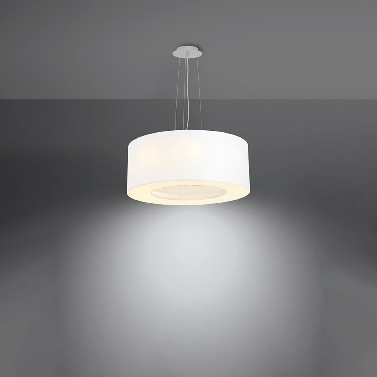 Chandelier SATURNO 50 white