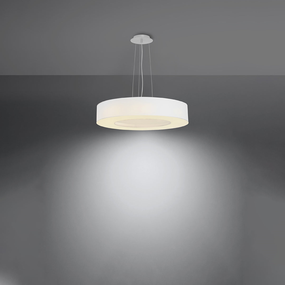 Chandelier SATURNO SLIM 50 white