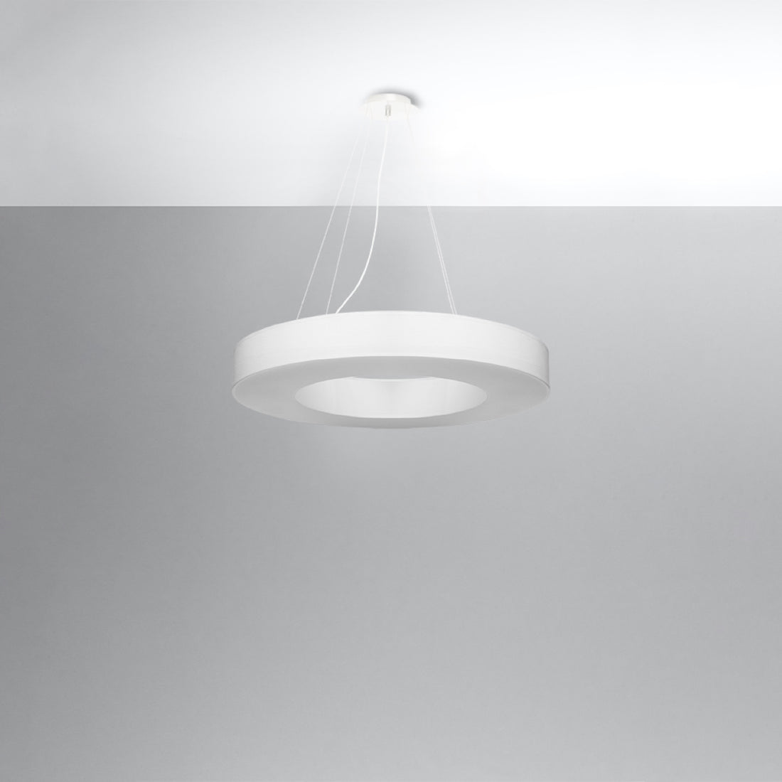 Żyrandol SATURNO SLIM 70 biały