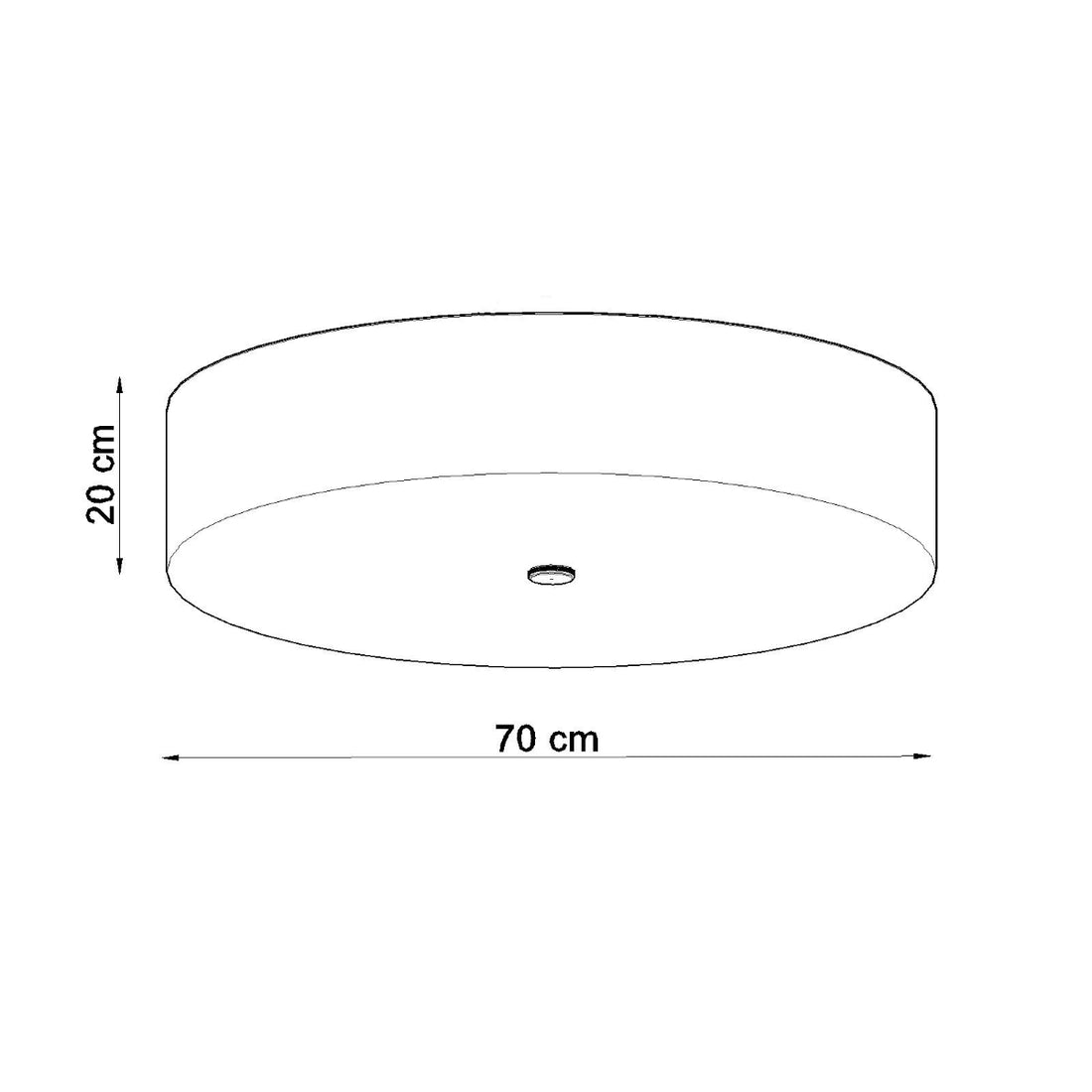 Ceiling lamp SKALA 70 white