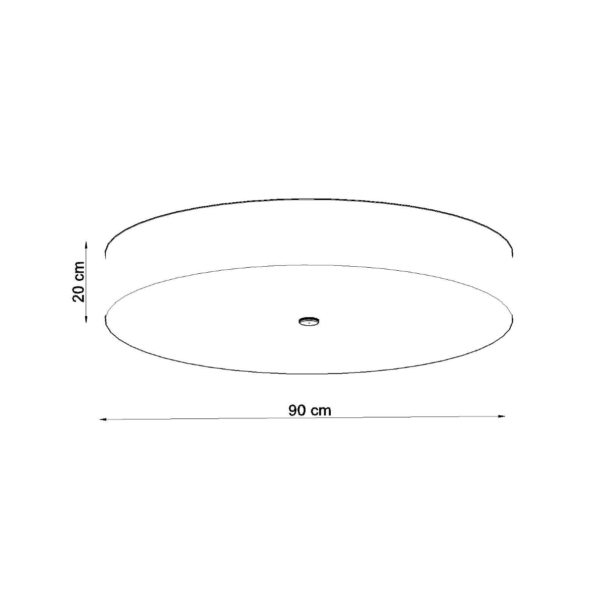Ceiling lamp SKALA 90 white