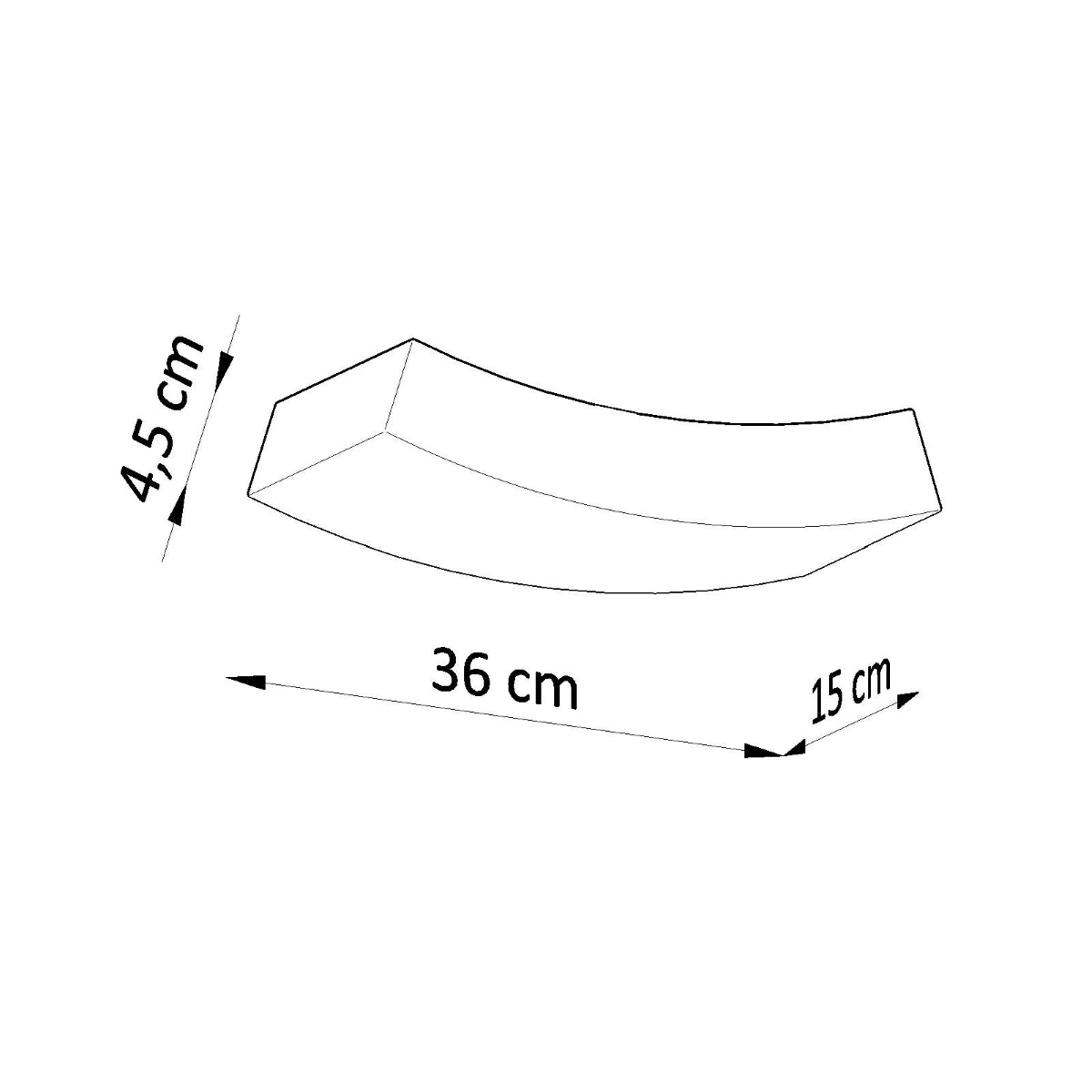 Wall lamp ceramic HATTOR