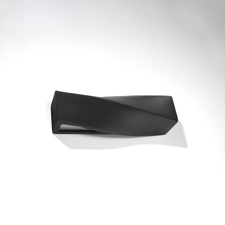 Wall lamp ceramic SIGMA black