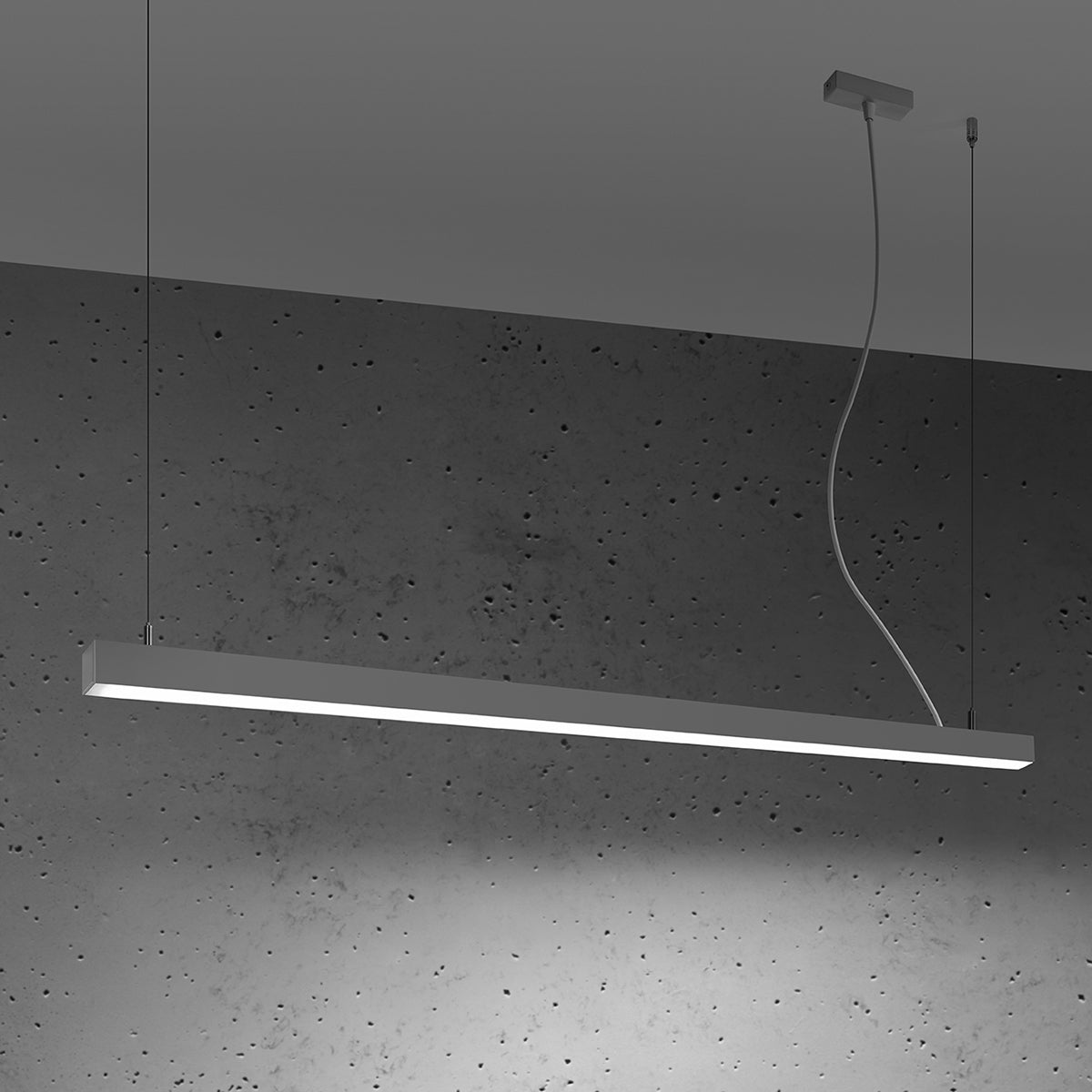 Pendant lamp PINNE 150 grey