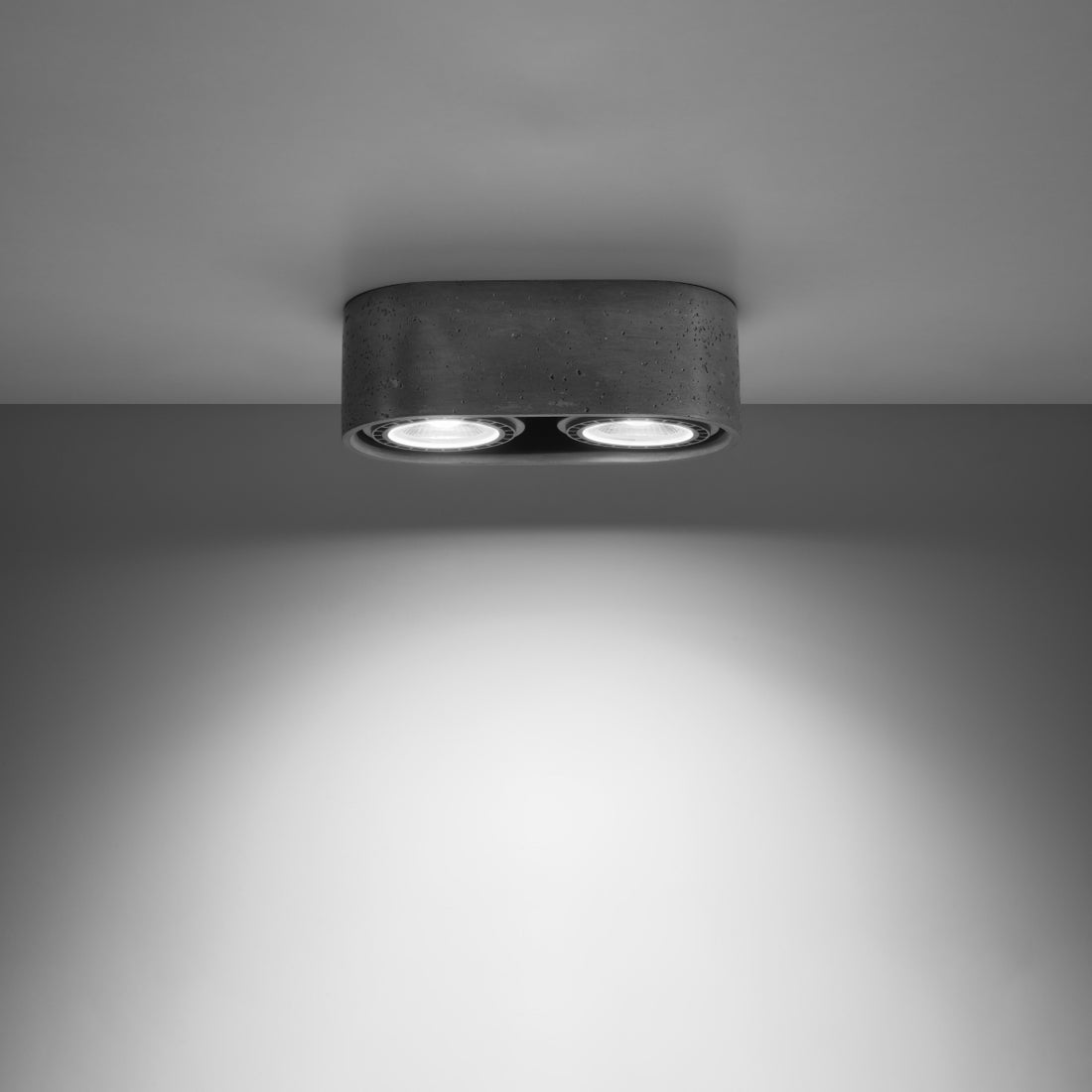 Lampa sufitowa BASIC 2 beton