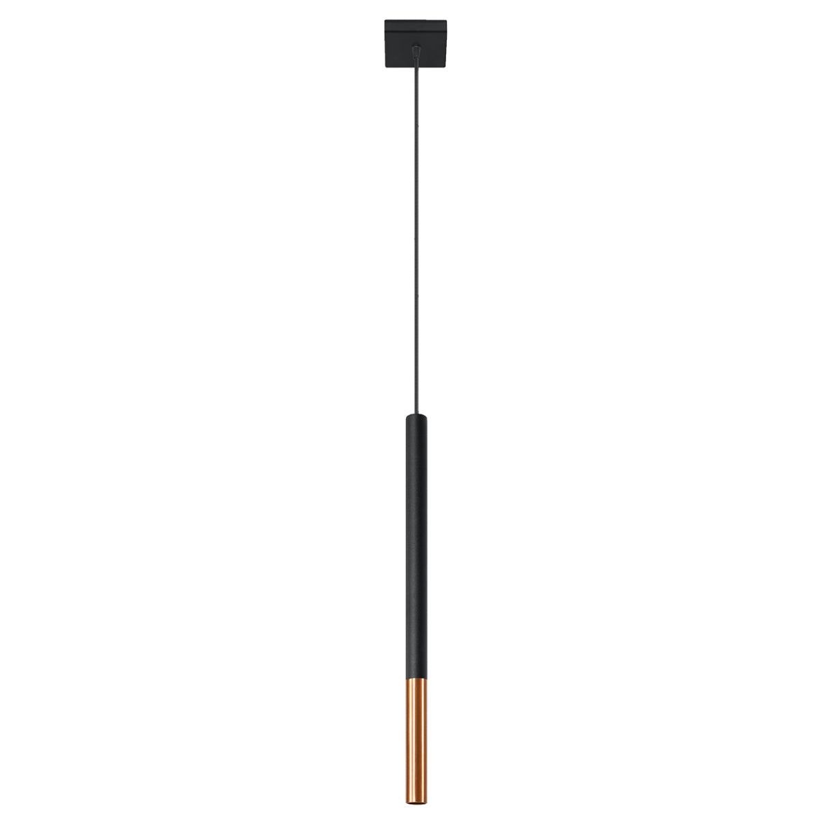 Pendant lamp MOZAICA 1 black/copper