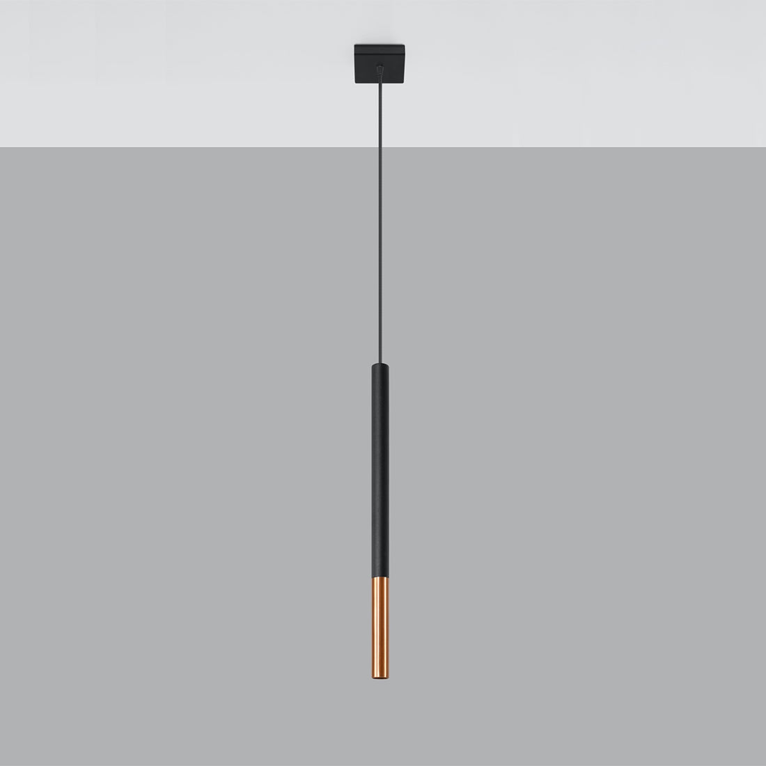 Pendant lamp MOZAICA 1 black/copper