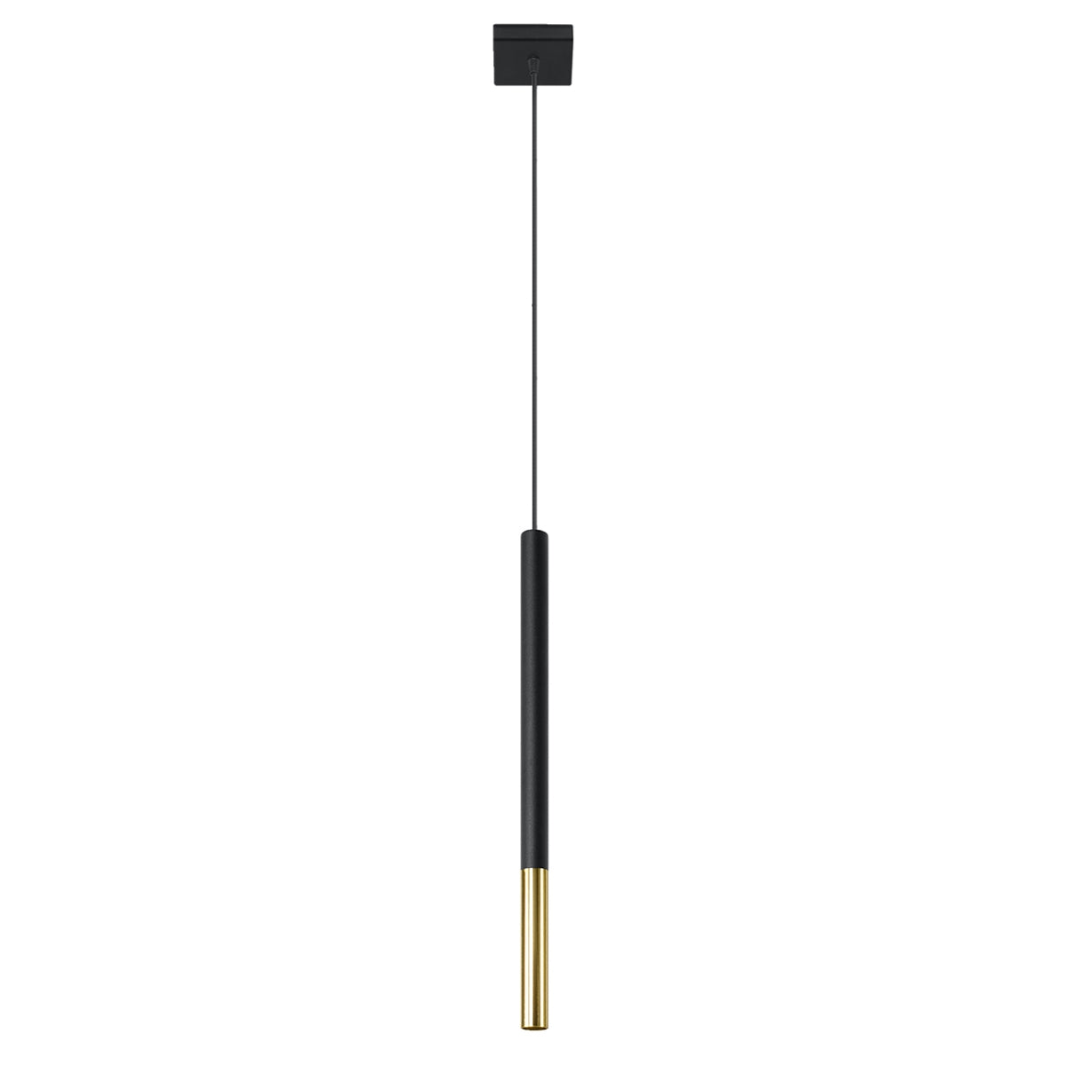 Pendant lamp MOZAICA 1 black/golden