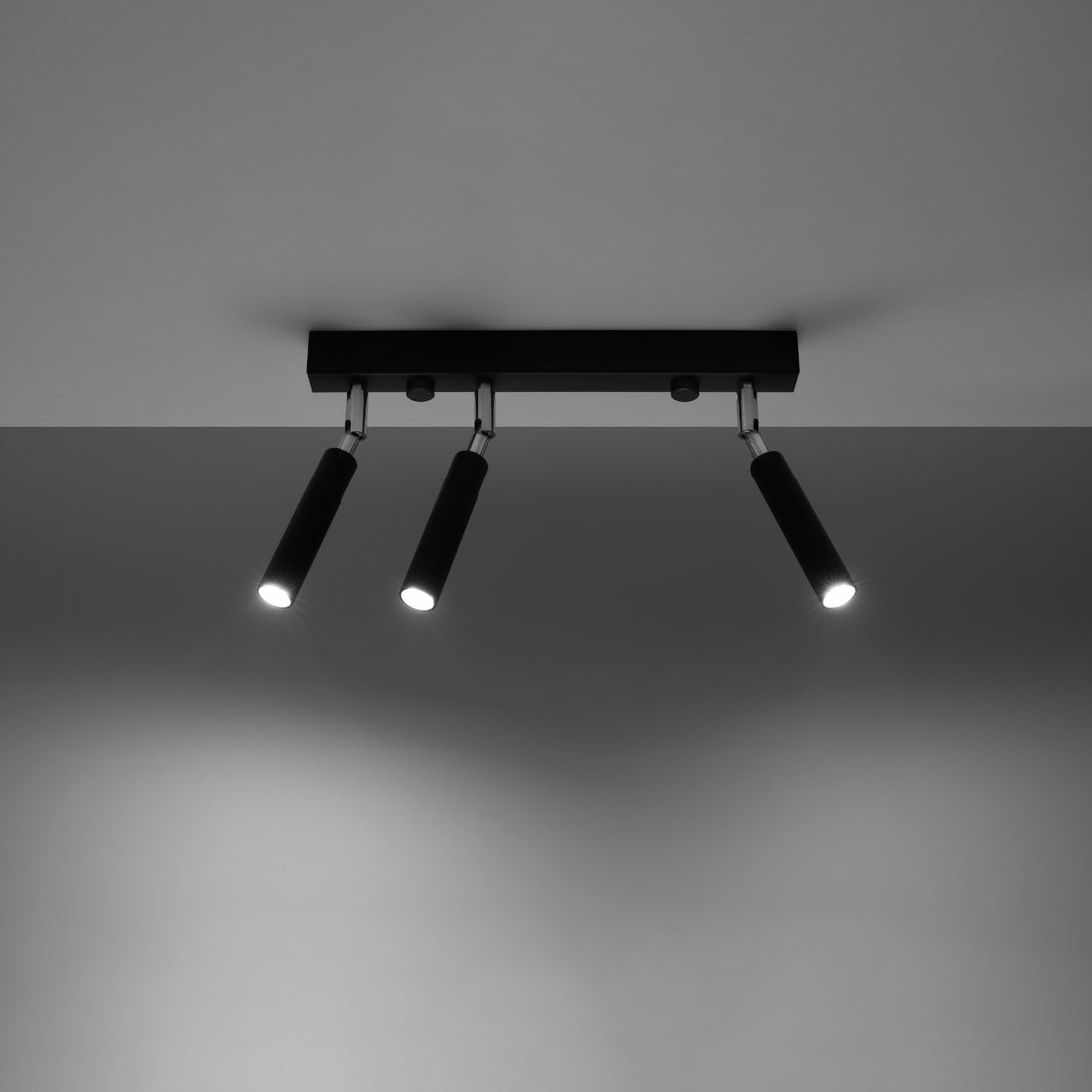 Lampa sufitowa EYETECH 3 czarna
