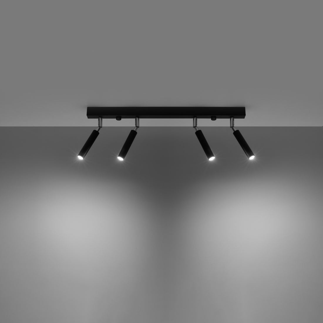 Lampa sufitowa EYETECH 4 czarna