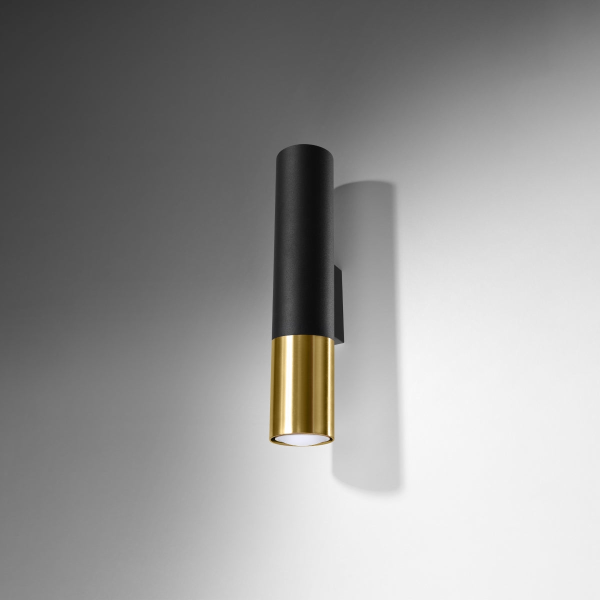 Wall lamp LOOPEZ black/golden