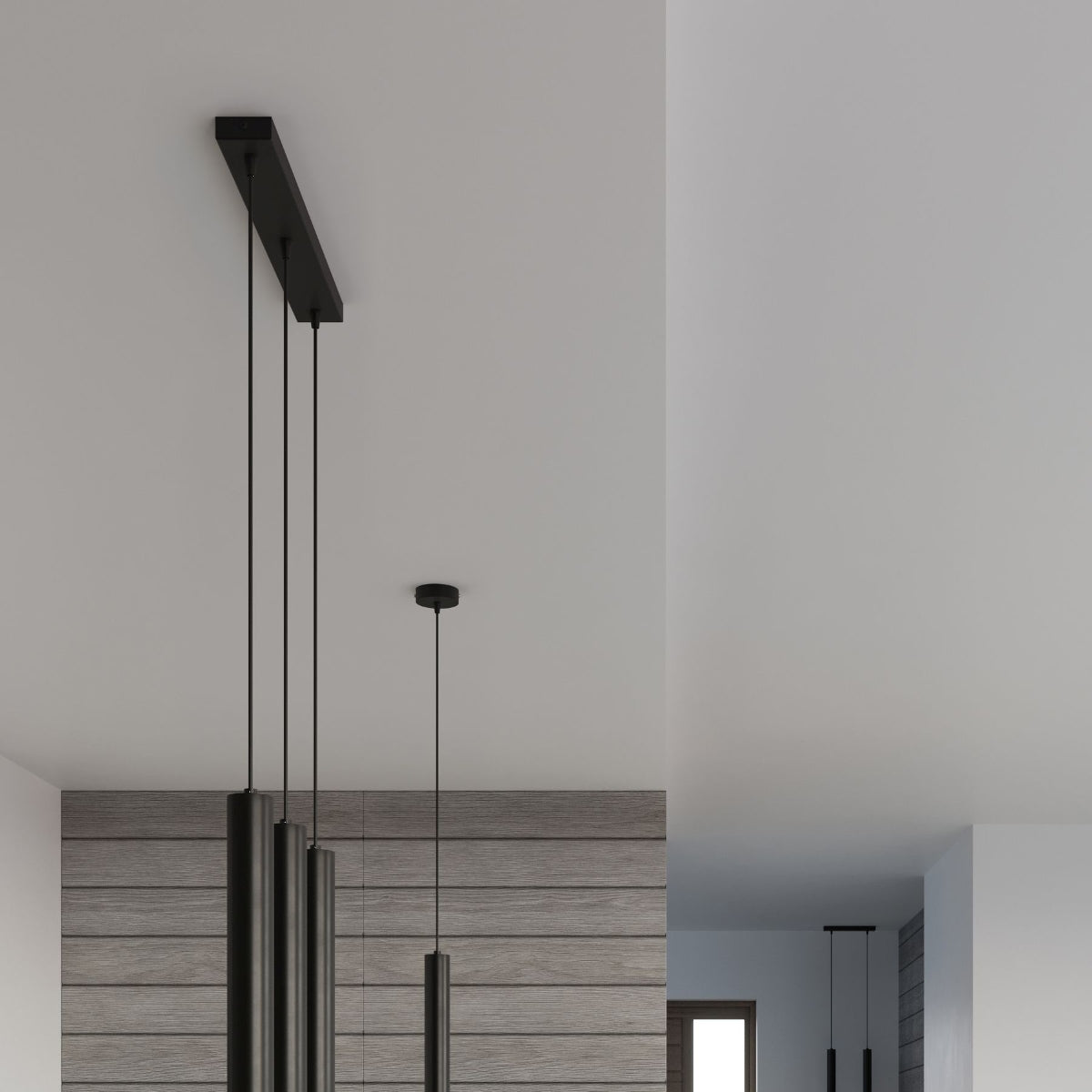 Pendant lamp WEZYR 1 black