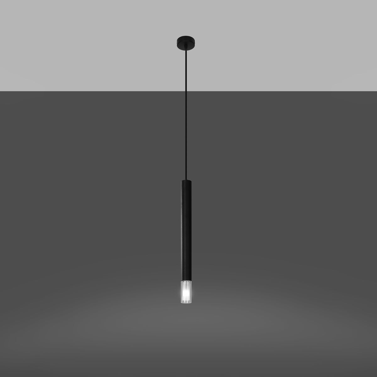 Pendant lamp WEZYR 1 black