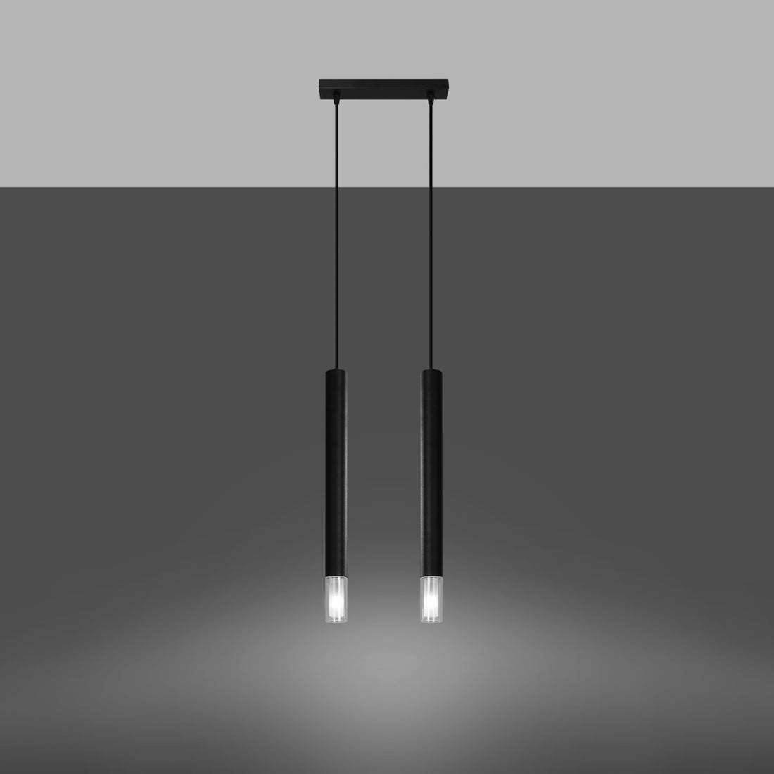 Pendant lamp WEZYR 2 black