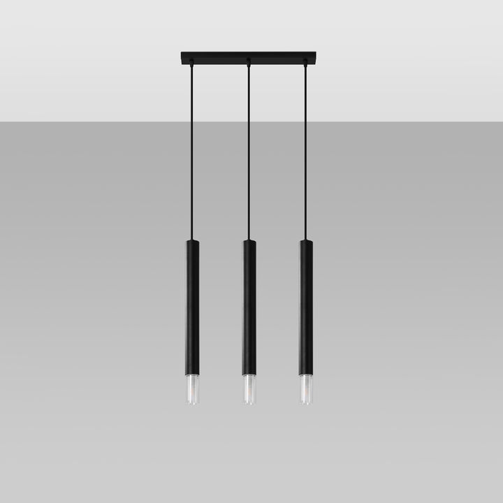 Pendant lamp WEZYR 3 black