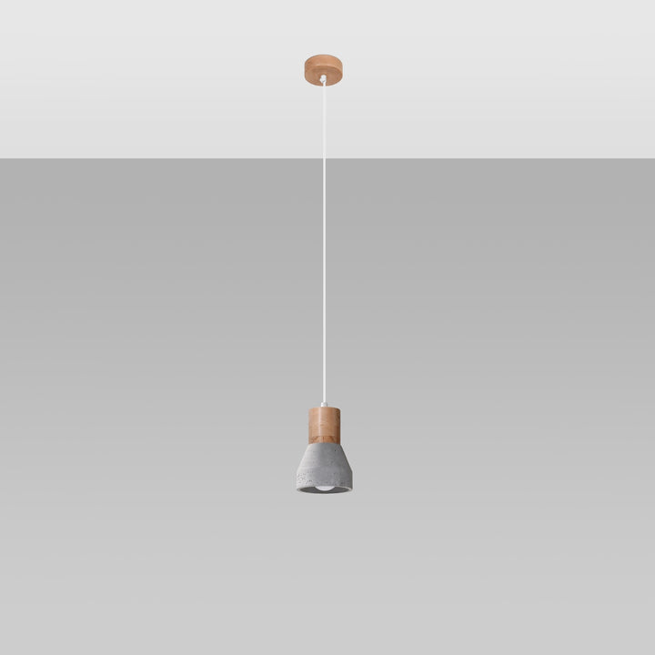 Pendant lamp QUBIC grey