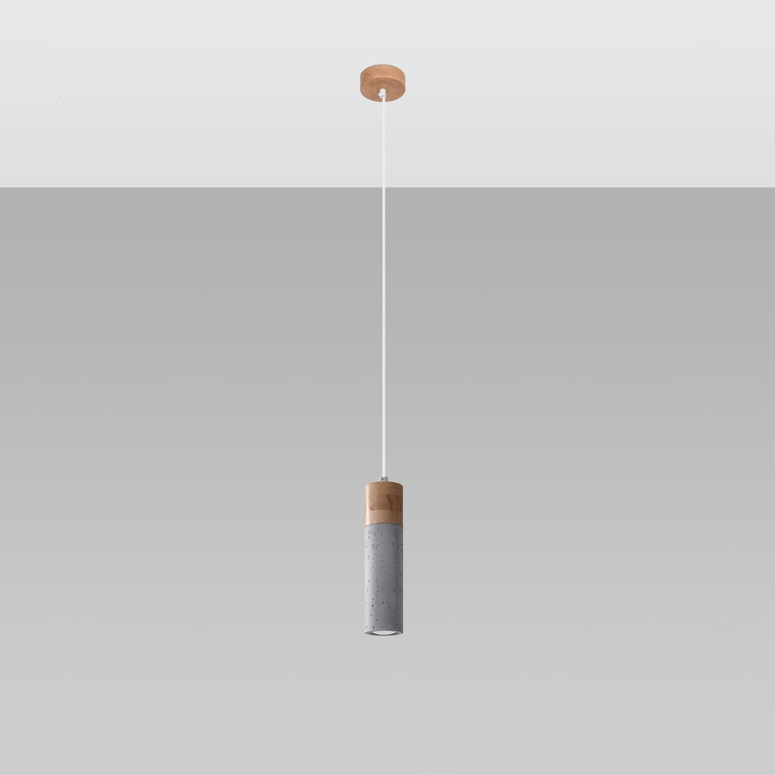 Pendant lamp ZANE 1 grey