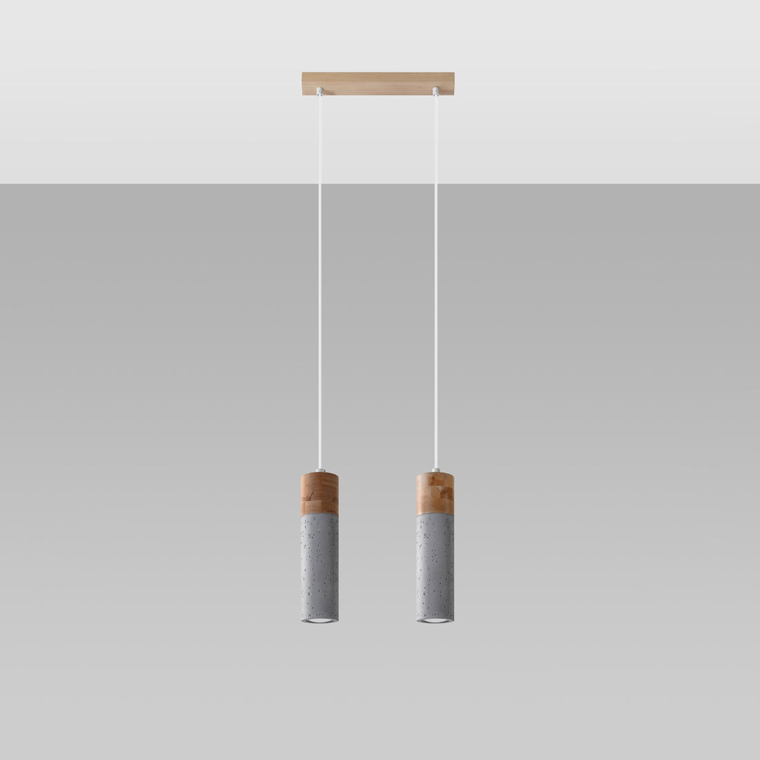 Pendant lamp ZANE 2 grey