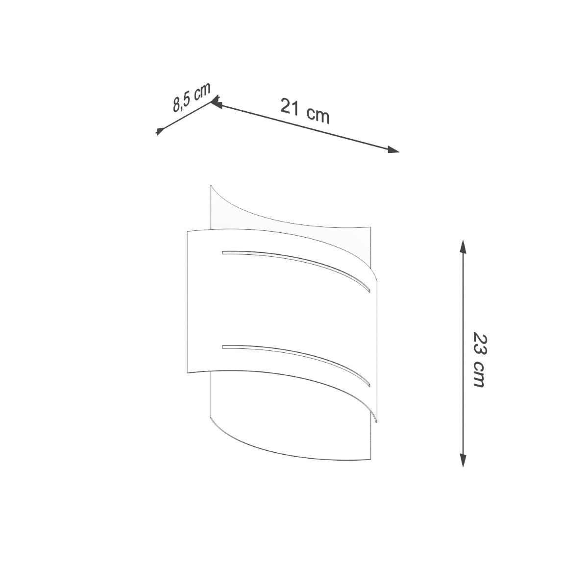 Wall lamp HESTIA black