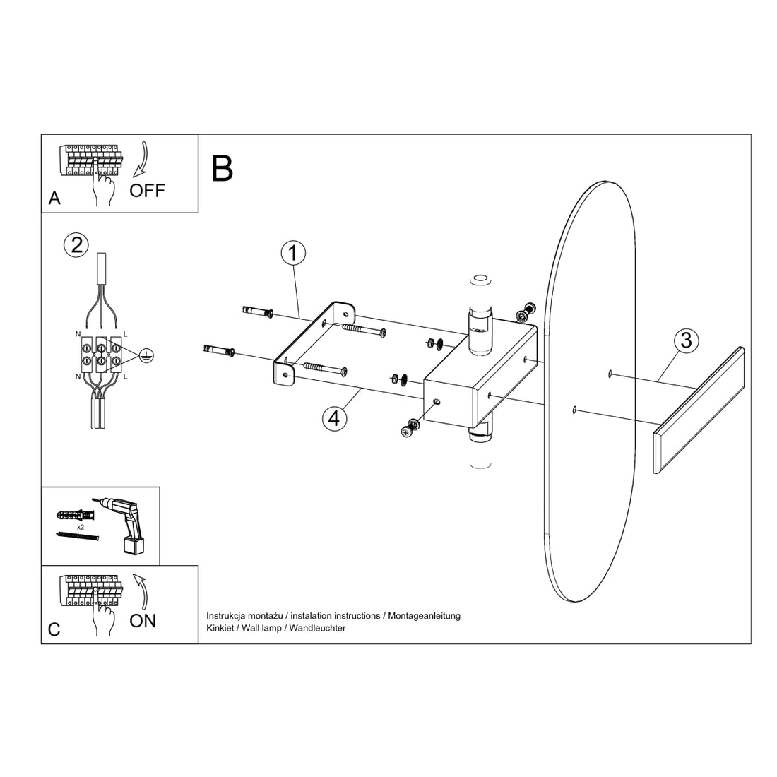 Wall lamp SALIA