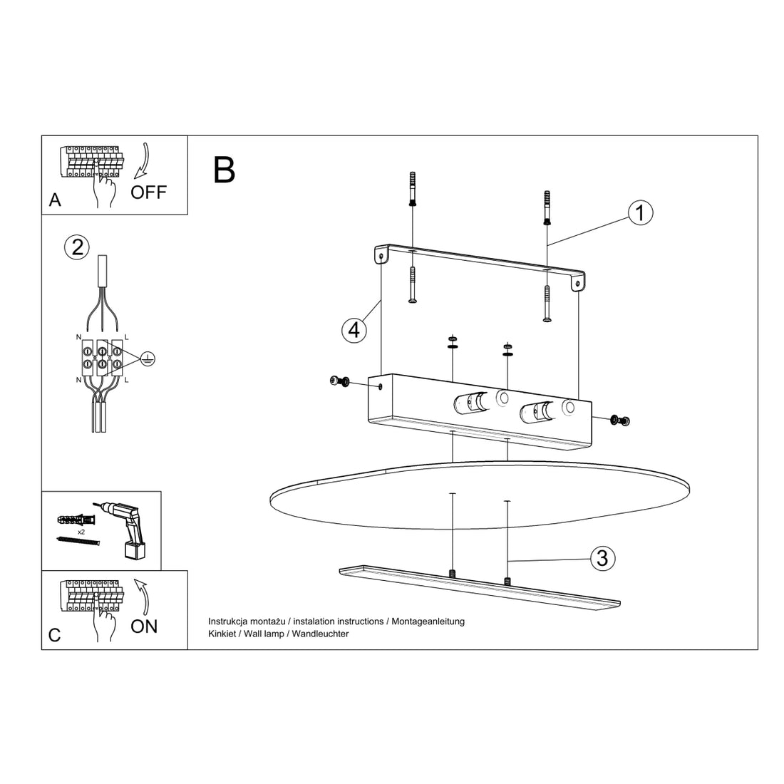 Ceiling lamp SALIA