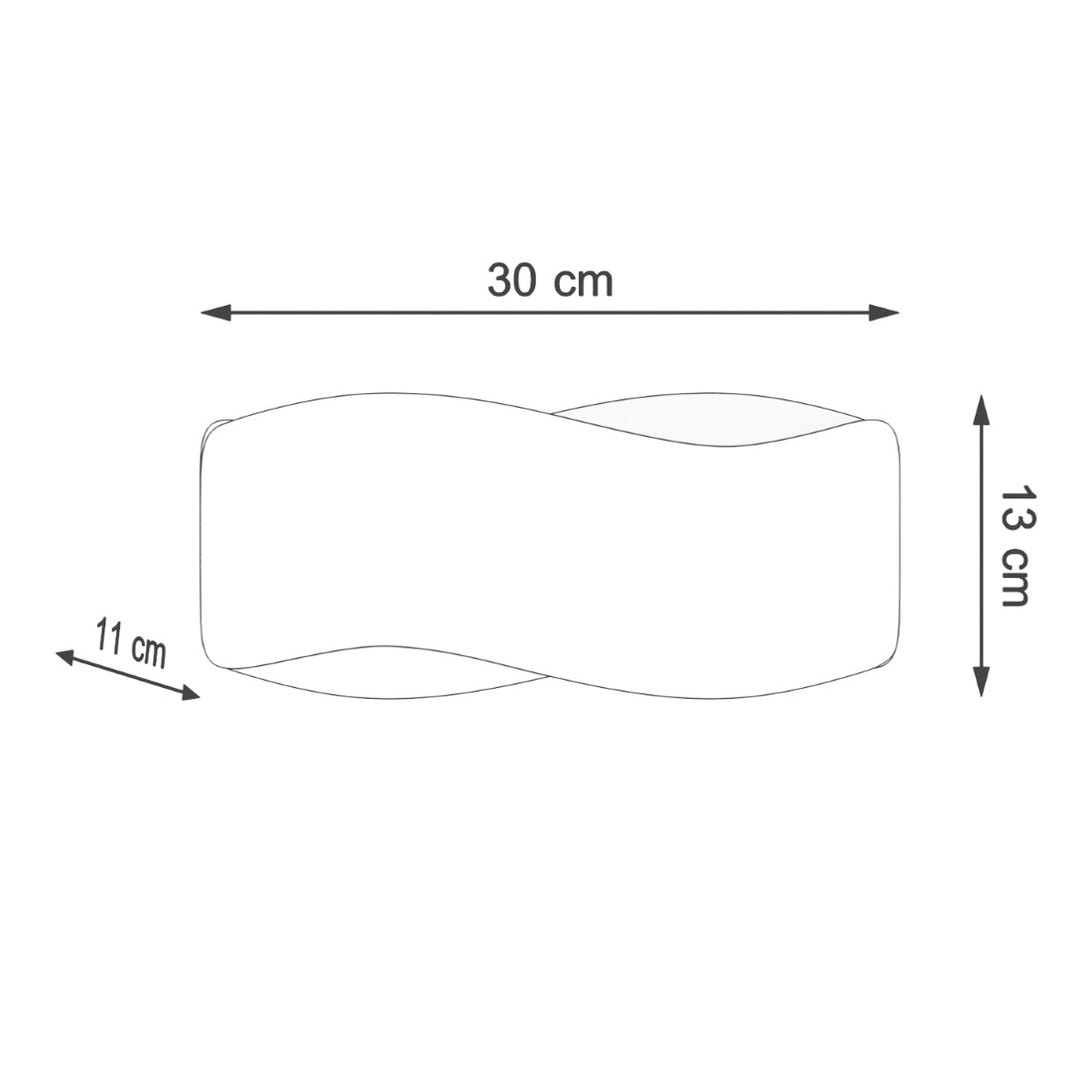 Wall lamp TILA 30 black